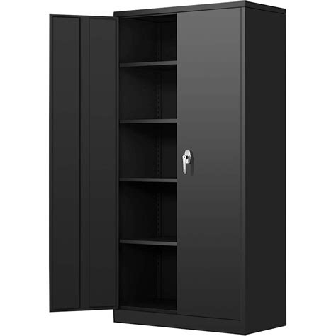 72 locking steel storage cabinet|steel locking cabinet adjustable shelving.